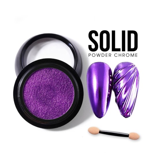 Polvere Solid Chrome Viola Gt004