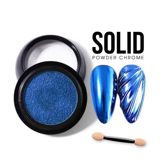Polvere Solid Chrome Azzurro Gt011