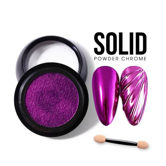 Polvere Solid Chrome Fucsia Gt017