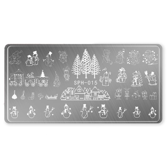 Piastra Stamping Natale Sph-015