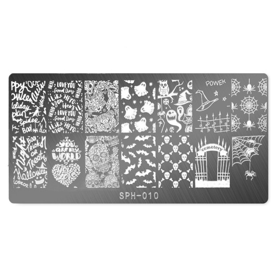 Plaque Stamping Halloween SPH-010