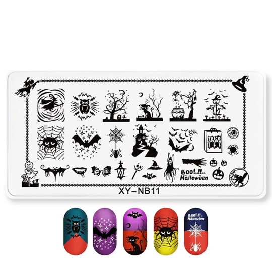 Piastra Stamping Halloween Nb11