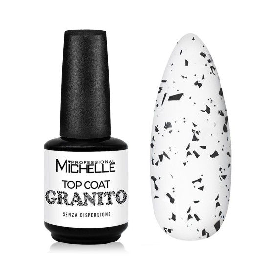 Top coat noir granit Matt sans dispersion 15 ml