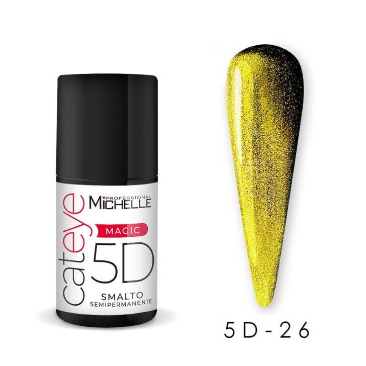 Cat eye dorado 5D - 26 oros