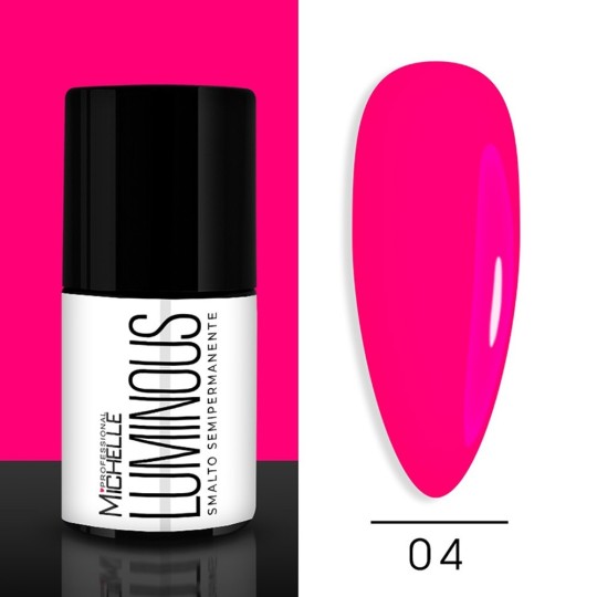 Luminous Semipermanente Fluorescente - 4 Fucsia
