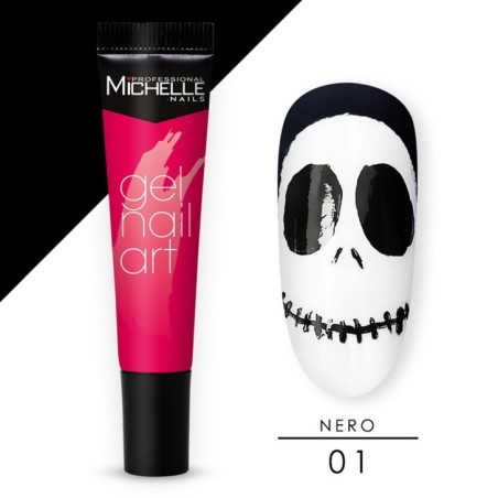 Gel Nail Art - 01 Nero