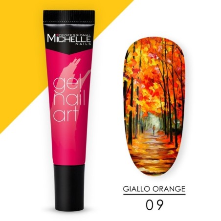 Nail art Gel - 09 Amarillo Naranja Nail art Gel - 09 Amarillo Naranja