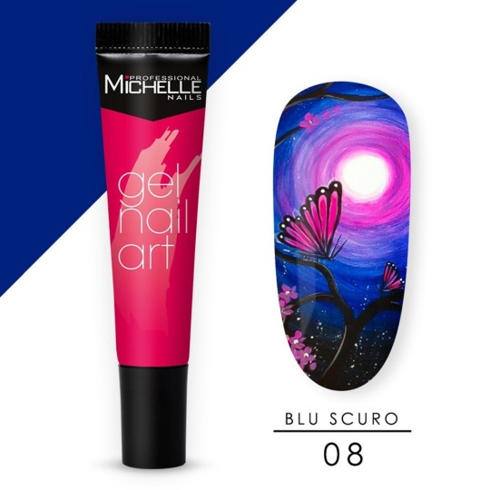 Gel Nail Art - 08 Blu Scuro