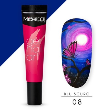 Gel Nail Art - 08 Blu Scuro