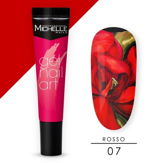 Gel Nail Art - 07 Rosso