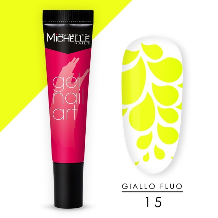 Gel Nail Art - 15 Giallo Fluo