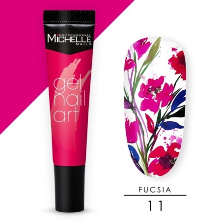 Gel Nail Art - 11 Fucsia