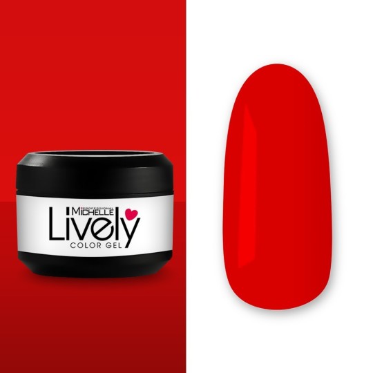 Lively Color Gel - 002VLc Rosso acceso