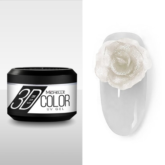 3D Gum - 01 Bianco Glitter