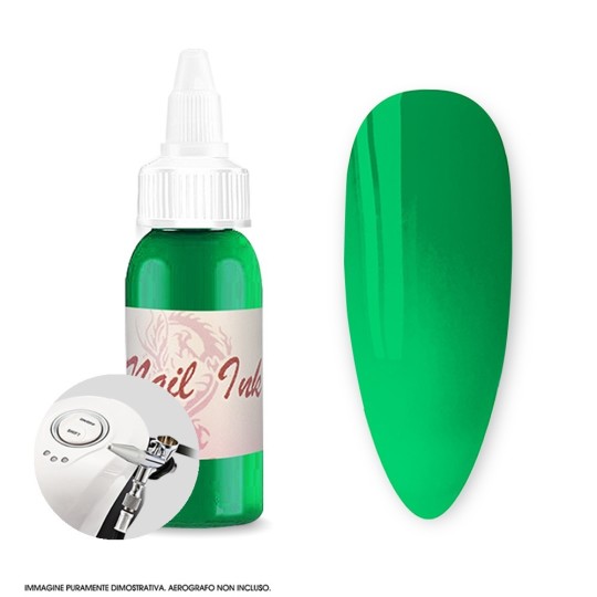 Color de aerógrafo verde