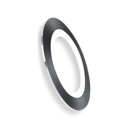 Strips - Adhesive Threads For Nail Decoration - Silver