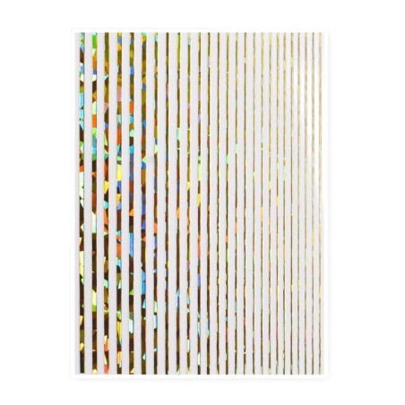 Adesivi Linee Stickers St187 Strisce Oro