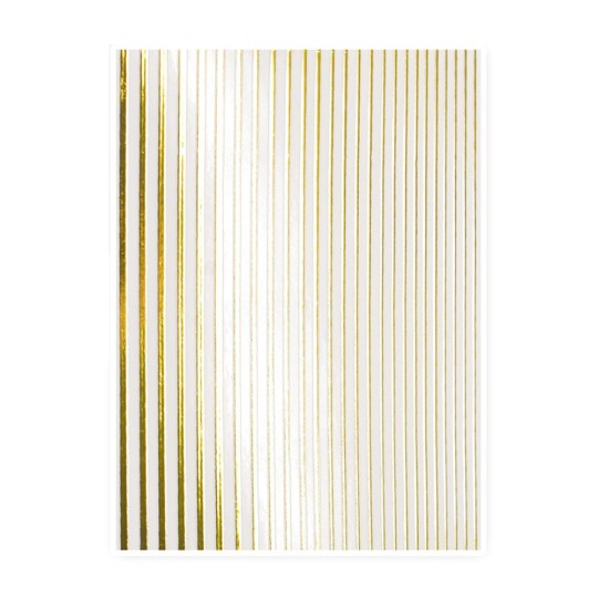 Stickers Lines Stickers St191 Gold Stripes