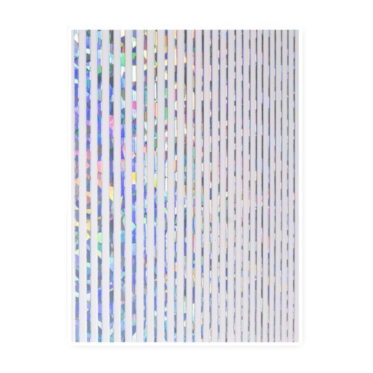 Adesivi Linee Stickers St189 Strisce Argento