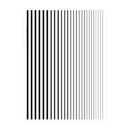 Autocollants Lignes Stickers St196 Noir Noir