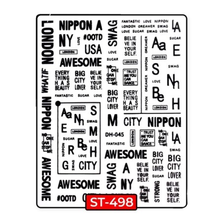 Stickers Stickers - ST498 Stickers Stickers - ST498
