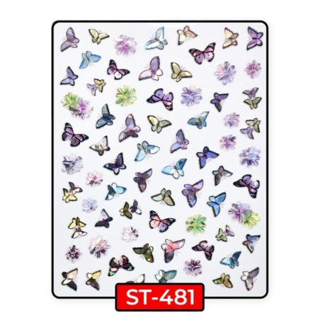 Adesivi Stickers Farfalle - ST481
