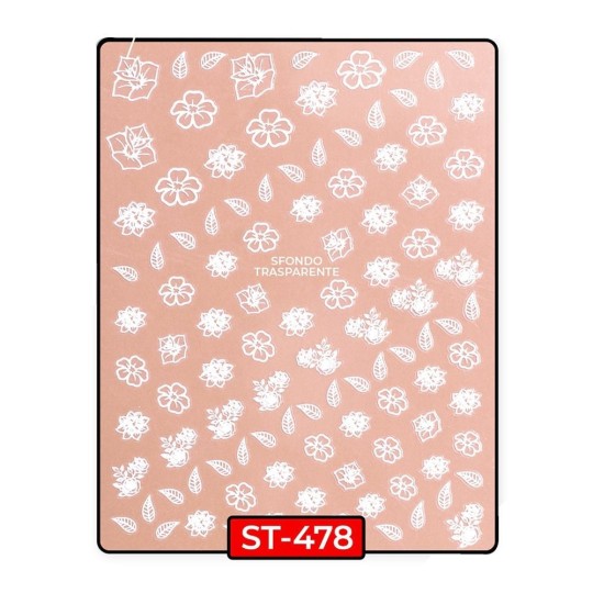 Adesivi Stickers Flowers - ST478