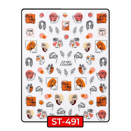 Stickers pour le visage - ST491
