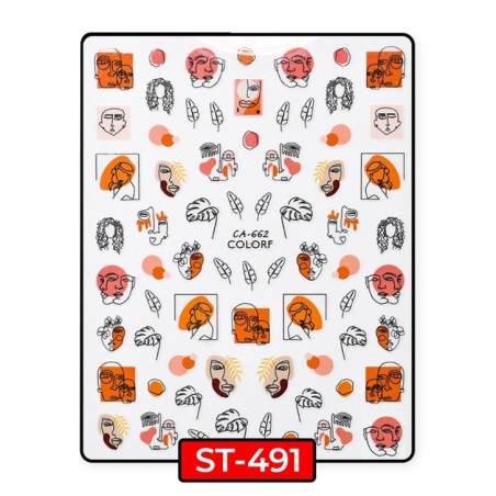 Adesivi Stickers Face - ST491