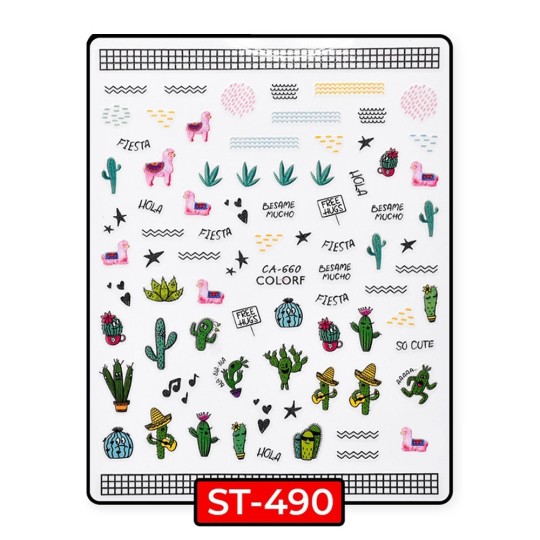 Adesivi Stickers Lama - ST490