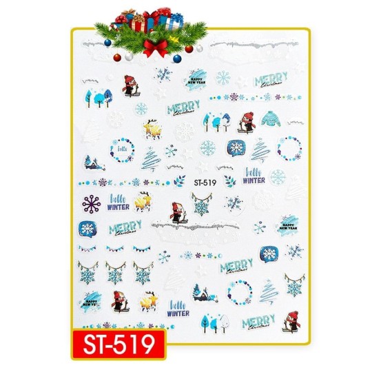 Adesivi Stickers Natale - St519