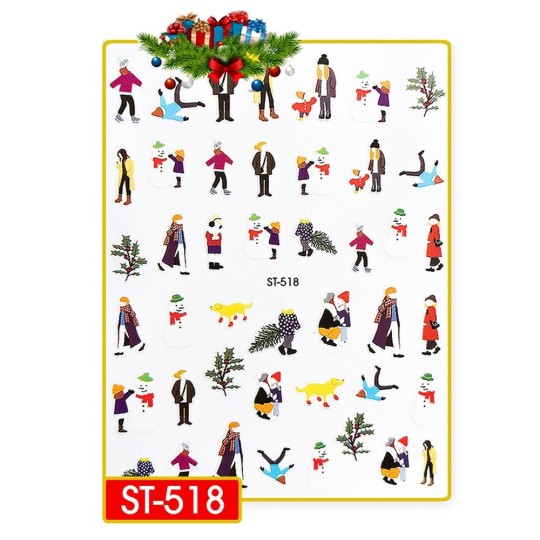 Adesivi Stickers Natale - St518