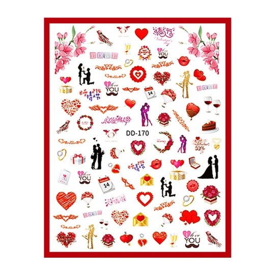 Adesivi Stickers San Valentino - St405