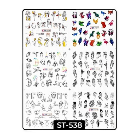 Water Decals Art - ST538