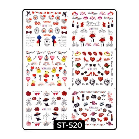 Water Decals Love ST520 Water Decals Love ST520