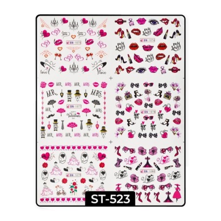 Water Decals Love ST523 Water Decals Love ST523