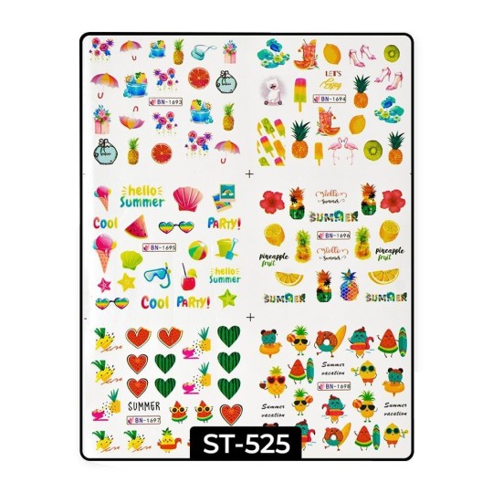 Water Decals Fruit ST525