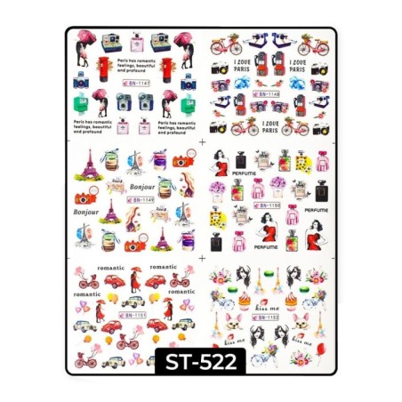 Water Decals Love ST522 Water Decals Love ST522