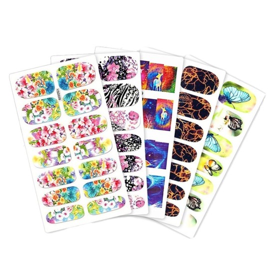 Kit 10 Assorted Water decals