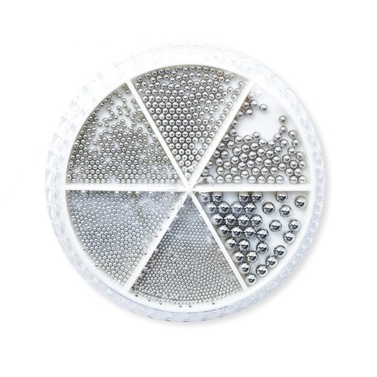 Bolitas Multi Mix Perline Silver Argento - H857