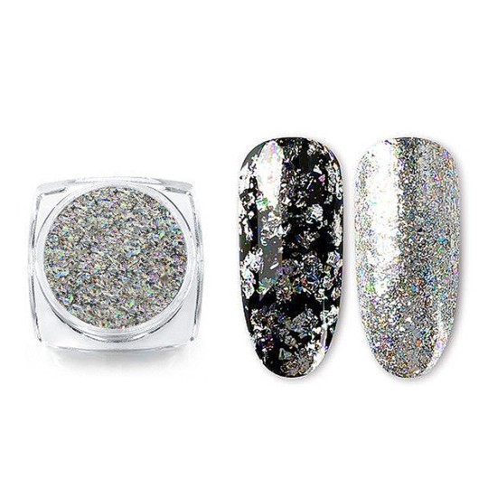 Fragments d'argent Rainbow ultra fins H132