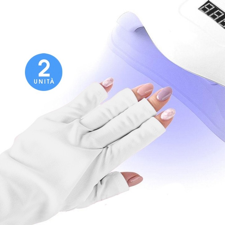 Guanti Anti-Uv Beauty Gloves bianco 2Pz