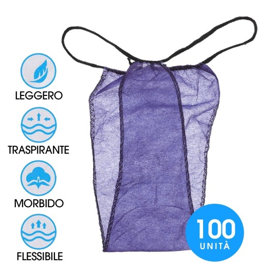 SLIP MONOUSO VIOLA SCURO - 100PZ