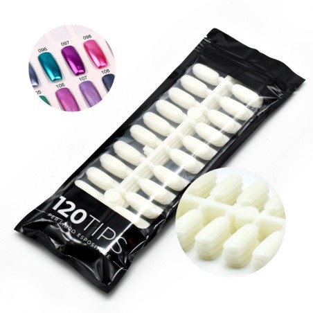 Tips Unghie Colore Naturali Per Espositore -  120 Tips Tips Unghie Colore Naturali Per Espositore -  120 Tips