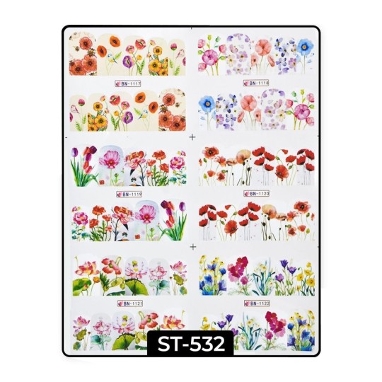 Water Decals Fiori ST532