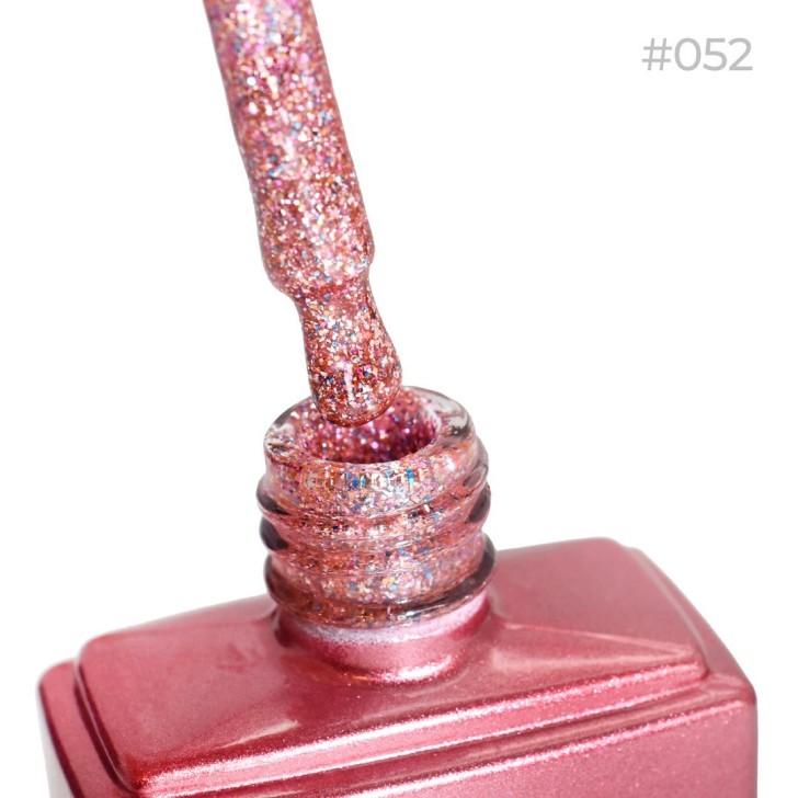 Cube Semi-permanent - Rose Gold Rainbow 052