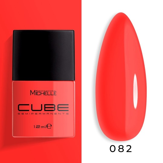 CUBE Semipermanente - Coral Fluo 082