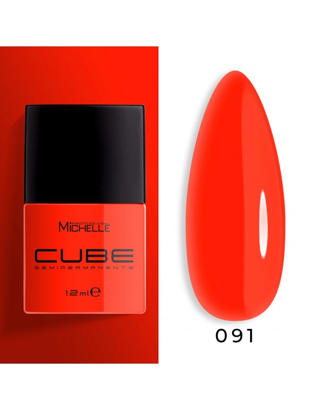 CUBE Semipermanente - Red Coral 091