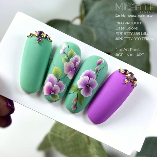Gel Nail Art - 10 Verde 2