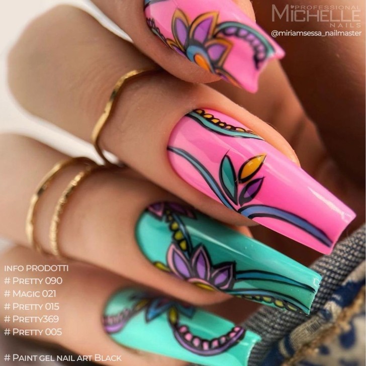 Gel Nail Art - 01 Nero